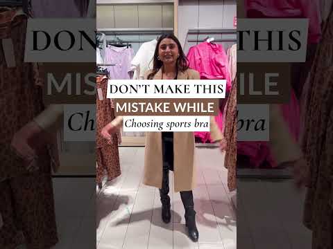 DON'T MAKE THIS MISTAKE WHILE CHOOSING A SPORTS BRA | Ishita Saluja | #shorts