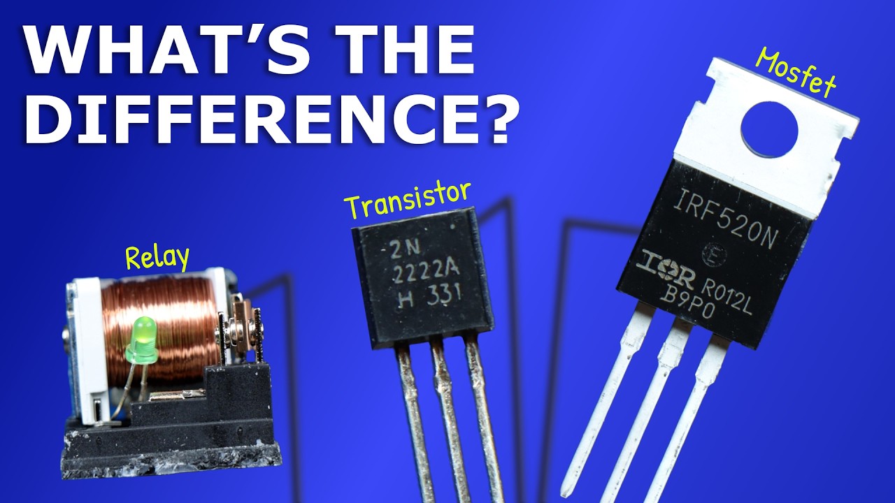 MOSFET vs Transistor vs Relay: Which One Wins?
