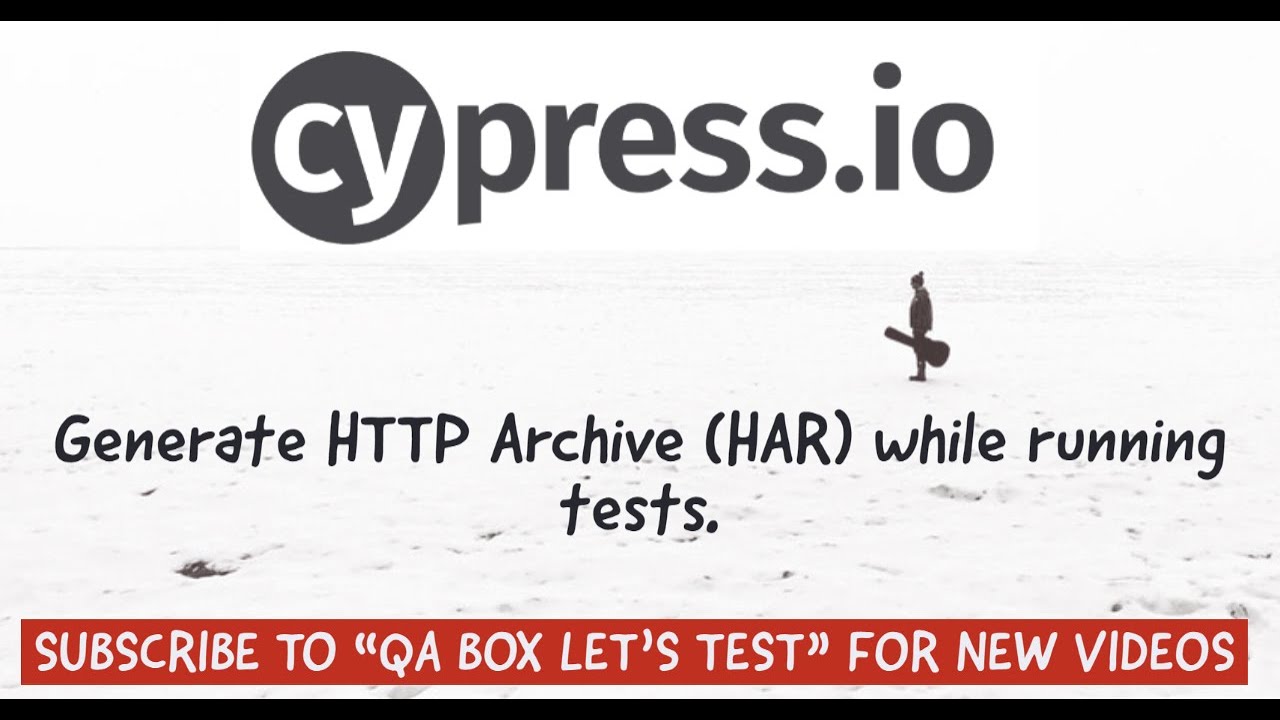 Cypress - Generate HTTP Archive (HAR) while running tests