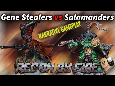 Salamanders vs GeneStealer Cult Narrative RBF46  #warhammer40k #battlereport