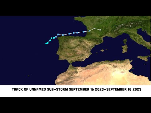 The Track of Unnamed Potential Subtropical Depression READ DESCRIPTION