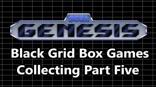 Collecting The Sega Genesis Black Grid Box Games Part 5