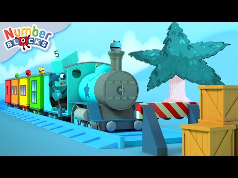 Numberblock Express 🚂 Mejores Momentos | 123 - Aprende a contar | Matemáticas para niños en Español