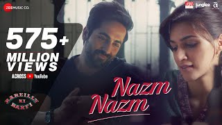 YouTube video E-card Presenting the lyrical video of Nazm Nazm from the film Bareilly Ki Barfi starring Kriti Sanon