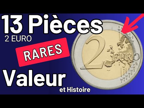 VALEUR de 13 Pièces RARES de 2 EUROS Commémoratives 