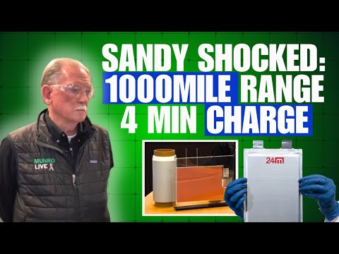 Sandy Munro SHOCKED by worlds highest energy density U.S made batteries