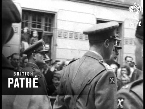 Duke Of Gloucester With Troops In Germany (1950)