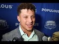 How Happy Is Chiefs QB Patrick Mahomes To Call Kansas City Home? Have A Listen