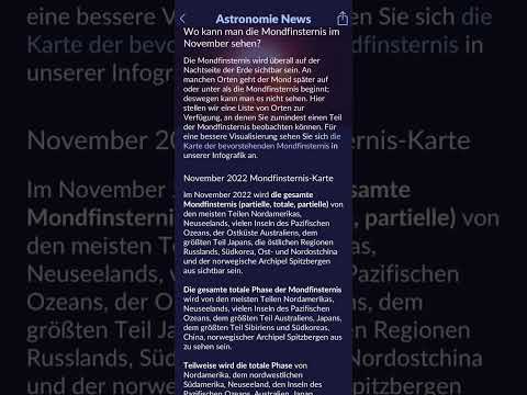 HIGHLIGHT FÜR HEUTE ABEND! TOTALE MONDFINSTERNIS BESTEHT UNS VOR! 8.11.2022.🌑