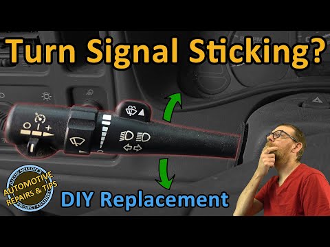 Chevy Truck Turn Signal Lever Replacement ↔️ GM Multi-Function Switch ↔️ Stuck Blinker