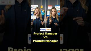 Product Manager vs Project Manager 2026: Key Differences Explained Clearly | #Shorts | #Simplilearn