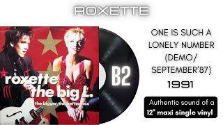 Roxette - One Is Such a Lonely Number (Demo/September'97) [12'' maxi single]