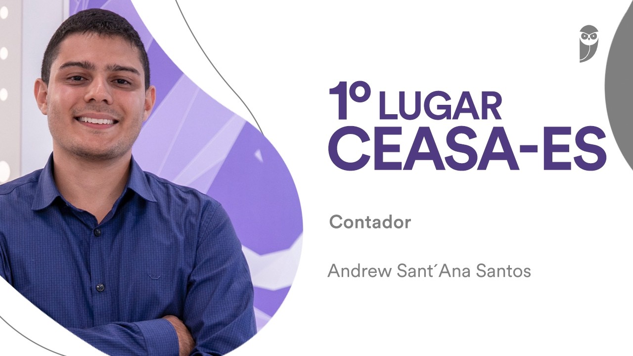 Baile dos Primeiros: Conheça Andrew Sant’Ana Santos, 1° lugar para Contador no Ceasa-ES!