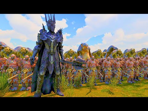 SAURON AND HIS LEGIONS vs 2,500,000 HEMANS ,ELVES AND ROMANS | UEBS 2 | @GreekyMaster​
