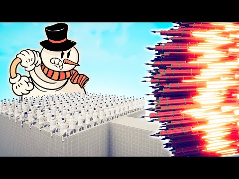 100x SNOWMAN + GIANT vs EVERY GOD - TABS | Totally Accurate Battle Simulator 2025