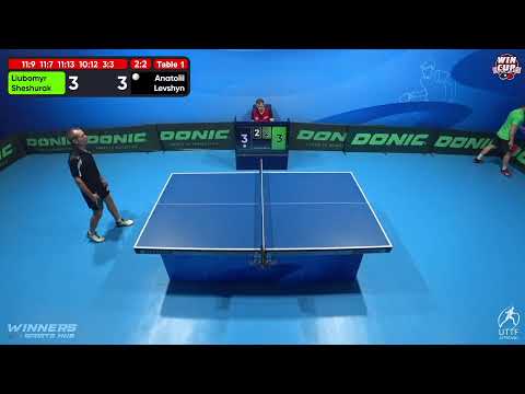 13:00 Liubomyr Sheshurak 2- 3 Anatolii Levshyn West 1 WIN CUP 14.10.2022 | TABLE TENNIS WINCUP