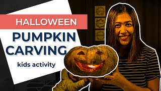 Pumpkin Carving Activity For Kids | CHRISTIAN HALLOWEEN EPISODE