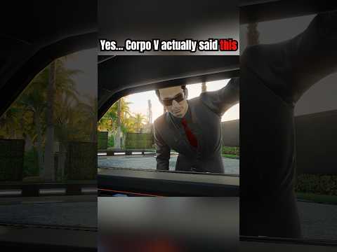 Yes... Corpo V actually said that