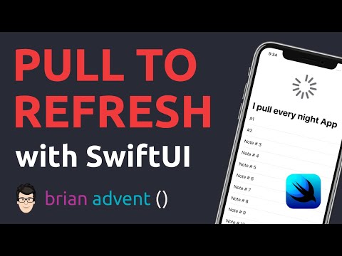 iOS Swift Tutorial: Pull to Refresh with SwiftUI and UIViewRepresentable (2020) | Brian Advent thumbnail