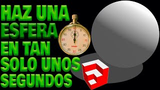 Cómo hacer una esfera en SketchUp