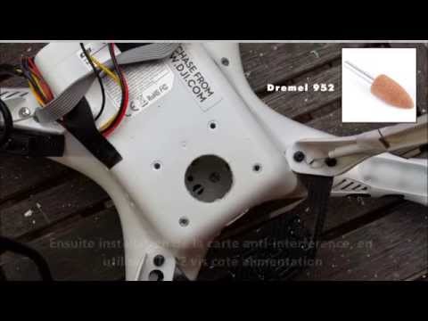 Installation Zenmuse H3-3D sur Phantom II V1