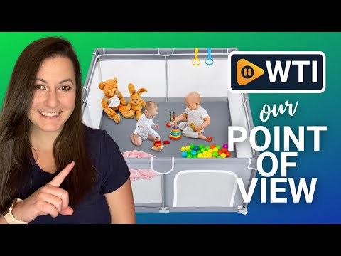 TODALE Baby Playpen 50”×50” Gray Playpen for Babies and Toddlers - WTI product video review