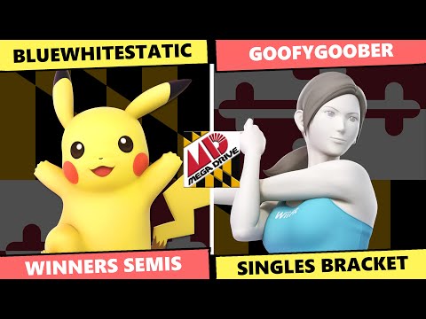 Mega Drive #187: Winners Semis - BlueWhiteStatic (Pikachu) Vs GoofyGoober (Wii Fit Trainer) SSBU