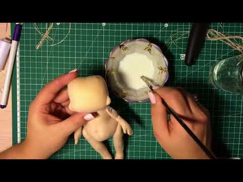 Грунтовка текстильной куклы .