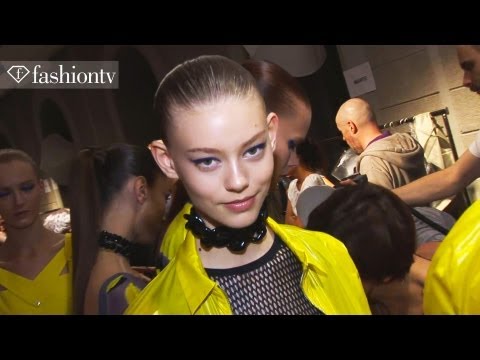 Backstage at Versus with Ruby Aldridge and More | Spring/Summer 2013 Milan Fashion Week | FashionTV