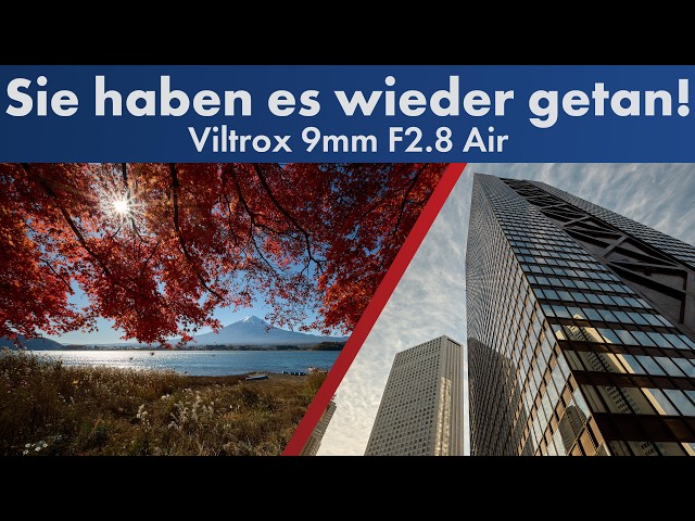 Vídeo relacionado con VILTROX 9mm F2.8 XF Objetivo para Fuji, AF 9mm f/2.8 Gran Angular de Enfoque Automático APS-C XF, Compatible con Cámaras Fujifilm X-A7, X-E4, X-H1, X-Pro3, X-S10, X-T2, X-T3, X-T4, X-T30, X-H2