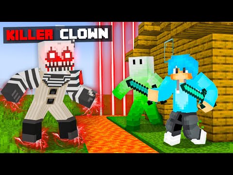 KILLER CLOWN vs MOST SECURE HOUSE In Minecraft