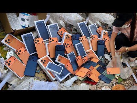 Lucky Day! i Found iPhone 17 Pro Max Cosmic Orange & Deep Blue in Garbage _ Restore Galaxy S24 Ultra