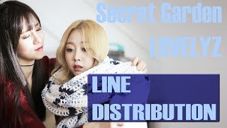 Lovelyz - 'Secret Garden'/비밀정원 Line Distribution (Color Coded)