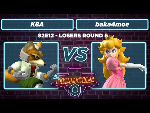 The Nightclub S2E12: K8A (Fox) vs baka4moe (Peach) - LR6 SSBM