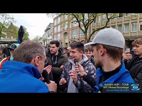 BPE-Kundgebung Live aus Neuss 26.4.2024 Teil 1 - Aufklärung über den Politischen Islam