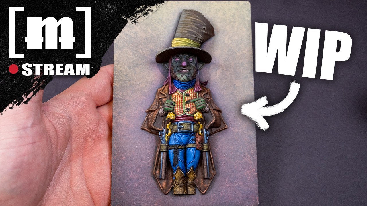 APR 14 - Painting Whiplash Willy! | New Texture Trainer Frameables!