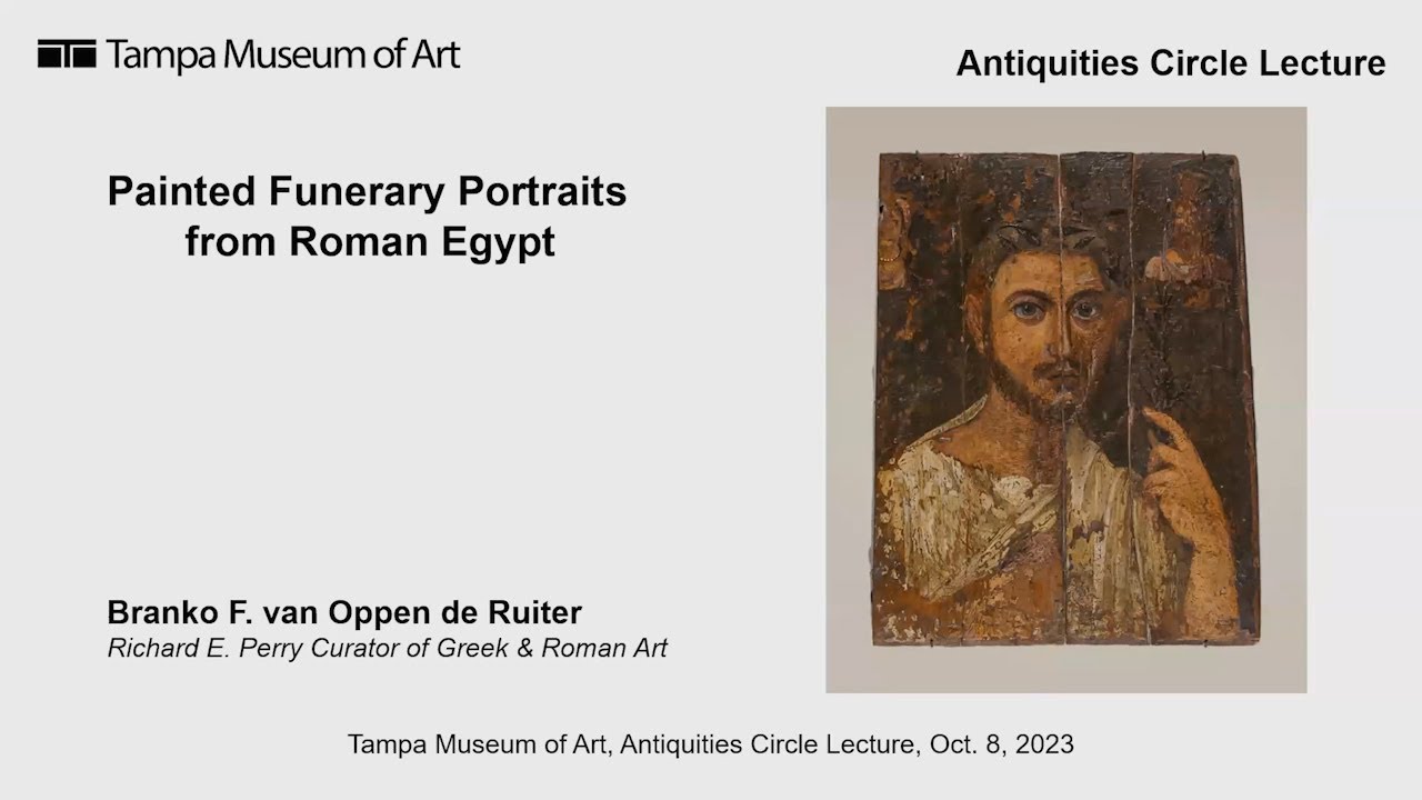 Antiquities Circle Lecture: Painted Funerary Portraits from Roman Egypt