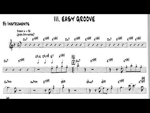 III. EASY GROOVE - Bob Mintzer: 14 Blues & Funk Etudes - For Bb