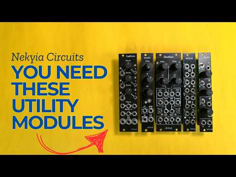 Why you need these modular utilities from Nekyia Circuits. Patch examples for eurorack