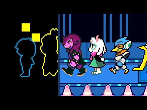 Do OTHER Party Members Have an Outline Here? [Deltarune chapter 2]
