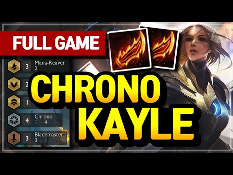 Chrono Kayle Carry! (2x Guinsoo's Rageblade) - Teamfight Tactics Full Game | TFT Galaxies | Diamond