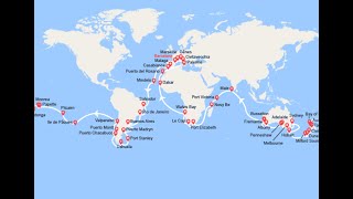 1/120 jours de rêve en mer. On débute maintenant. #worldcruise #twaiworld