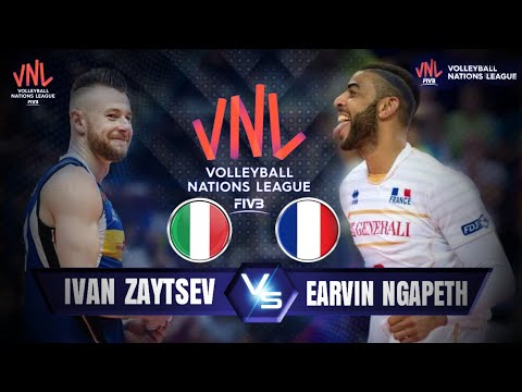HIGHLIGHTS Ivan Zaytsev vs Earvin Ngapeth / VNL 2018 / france vs italy / men's Volleyball