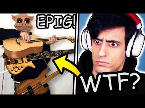 Davie504 vs Pigotello - WEIRD EPIC BASS BATTLE 4K