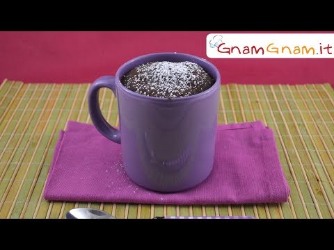 TORTA in TAZZA al microonde, pronta in 5 minuti!