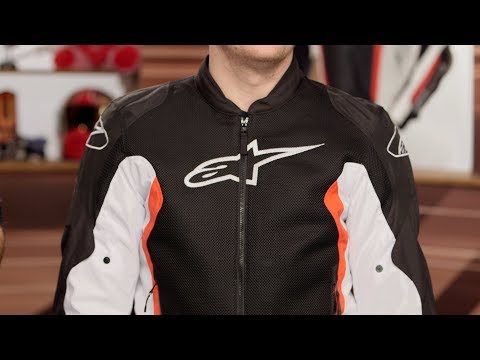 Medium Black//White//Red Alpinestars Viper V2 Air Motorcycle Jacket