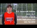 Savannah Ashley Softball Skills Video