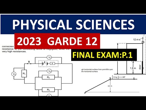2023 PAPER  1 PHYSICAL SCIENCES GRADE 12  2023  FINAL EXAMS  [THUNDEREDUC]