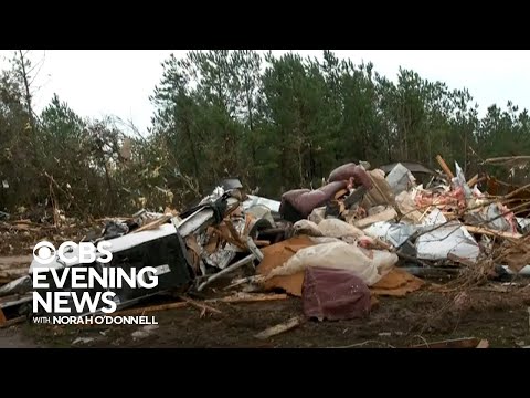 Major storm drops feet of snow and spawns tornadoes