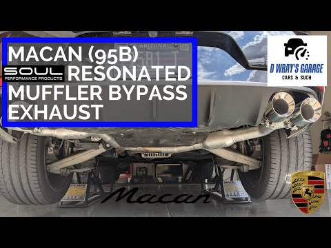 SOUL Resonated Muffler Bypass Install Macan (Turbo - 95B.1)
